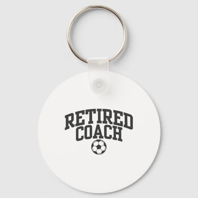 Chaveiro Retired Coach Soccer Team Mentor _1  (Frente)