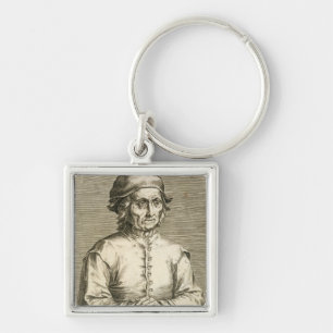 Chaveiro Retrato da placa 3 de Hieronymus Bosch