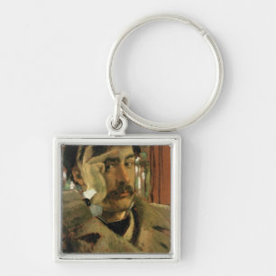 Chaveiro Retrato de auto de James Tissot , c.1865