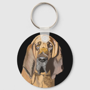 Chaveiro Retrato de Bloodhound