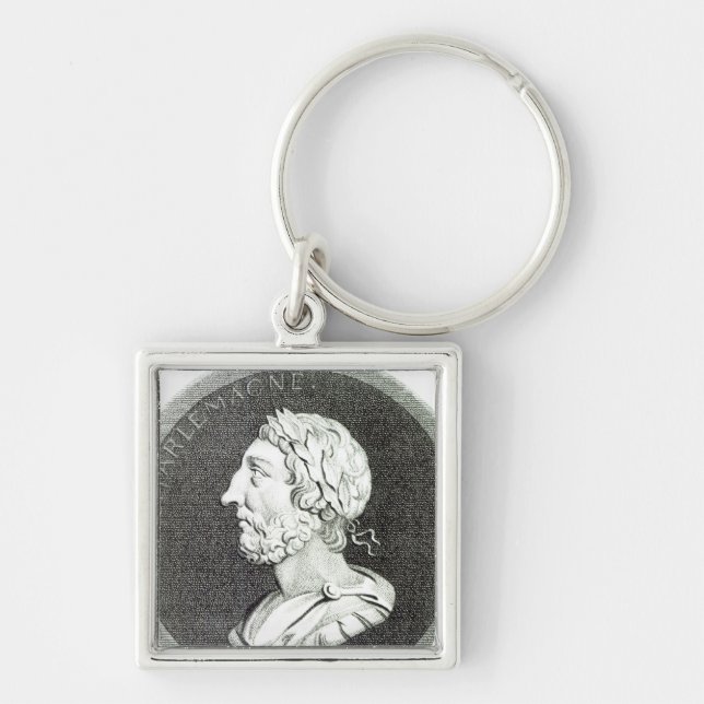 Chaveiro Retrato de Charlemagne (Frente)