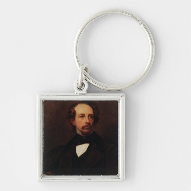 Chaveiro Retrato de Charles Dickens 1855 (Frente)