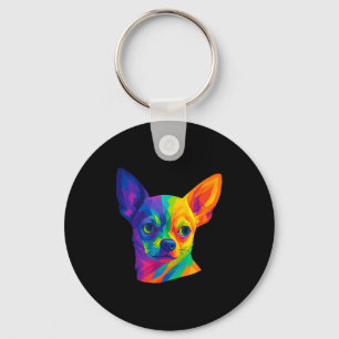 Chaveiro Retrato de Chihuahua P para Donos de Cães