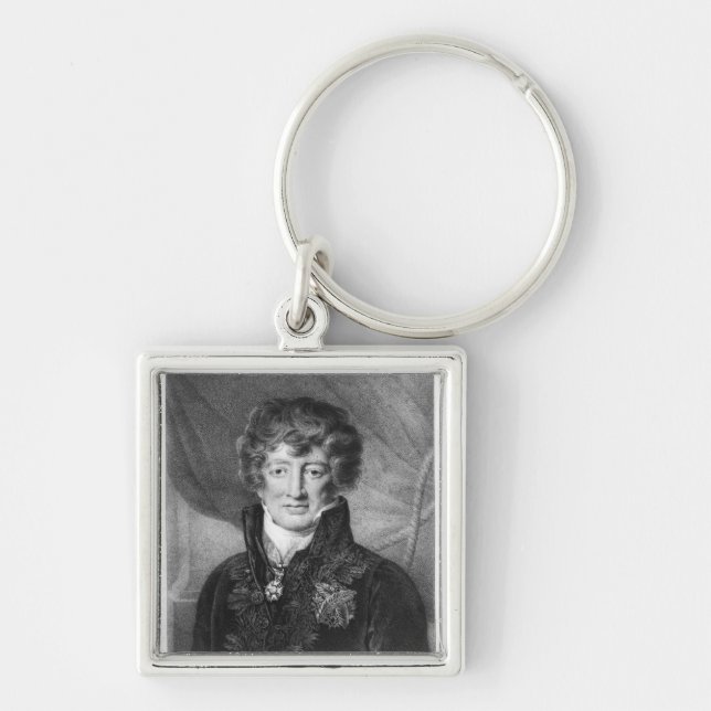 Chaveiro Retrato de Georges Cuvier (Frente)