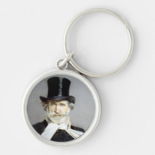 Chaveiro Retrato de Giuseppe Verdi, compositor italiano da