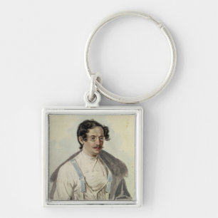 Chaveiro Retrato de Ivan Annenkov na prisão de Peter, 1836
