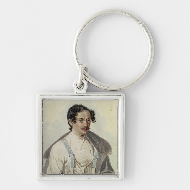 Chaveiro Retrato de Ivan Annenkov na prisão de Peter, 1836 (Frente)