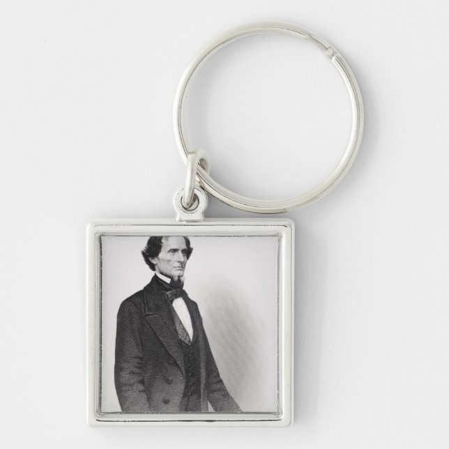 Chaveiro Retrato de Jefferson Davis (Frente)