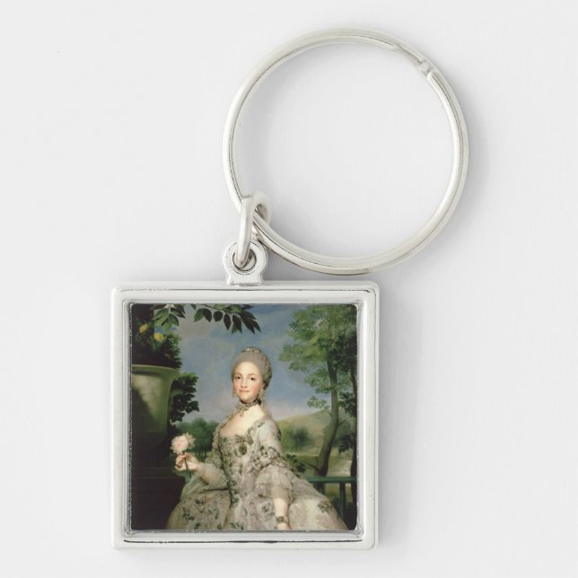 Chaveiro Retrato de Marie-Louise de Bourbon (Frente)