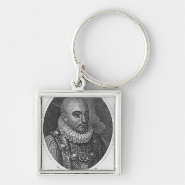 Chaveiro Retrato de Michel de Montaigne (Frente)