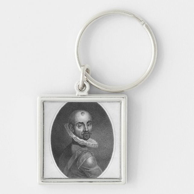 Chaveiro Retrato de Michel de Montaigne (Frente)