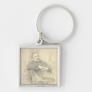 Chaveiro Retrato de Nikolaj Leskov, 1889
