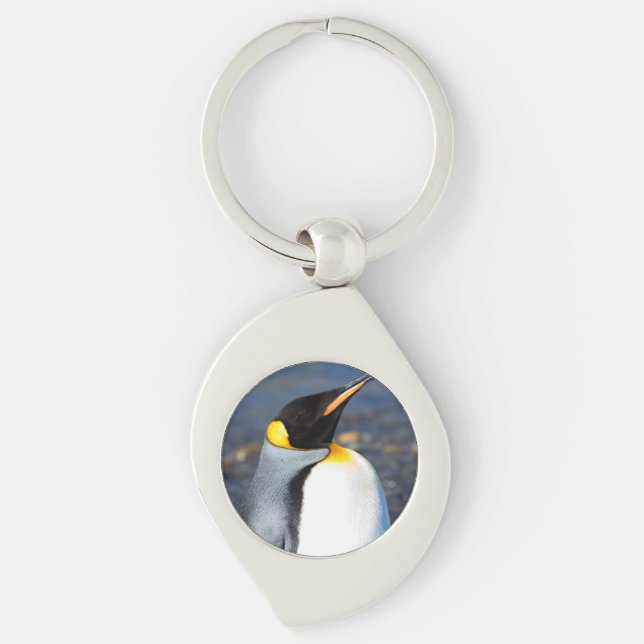 Chaveiro Retrato de pinguim (Frente)