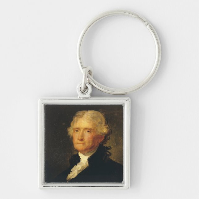 Chaveiro Retrato de Thomas Jefferson (Frente)