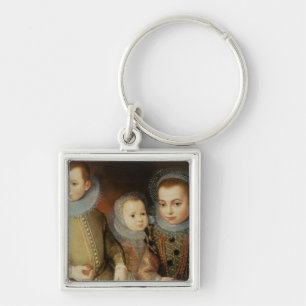 Chaveiro Retrato de três crianças de Tudor