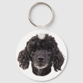 Chaveiro Retrato de um poodle preto