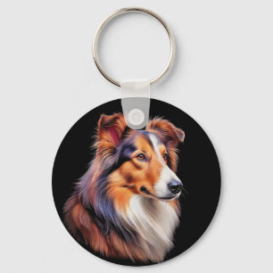 Chaveiro Retrato de uma Collie