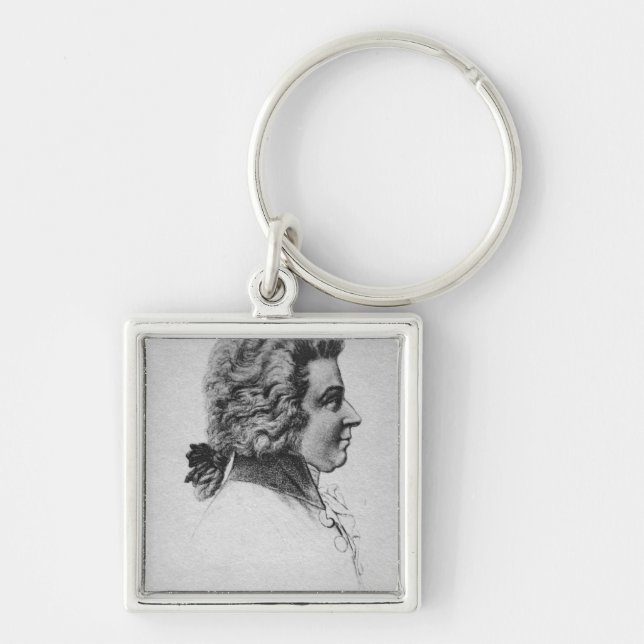Chaveiro Retrato de Wolfgang Amadeus Mozart (Frente)