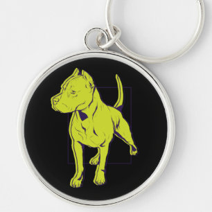 Chaveiro Retrato do American Pit Bull Terrier