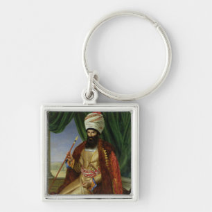 Chaveiro Retrato do asker-Khan, embaixador de Persia