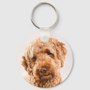 Chaveiro Retrato do Goldendoodle Studio