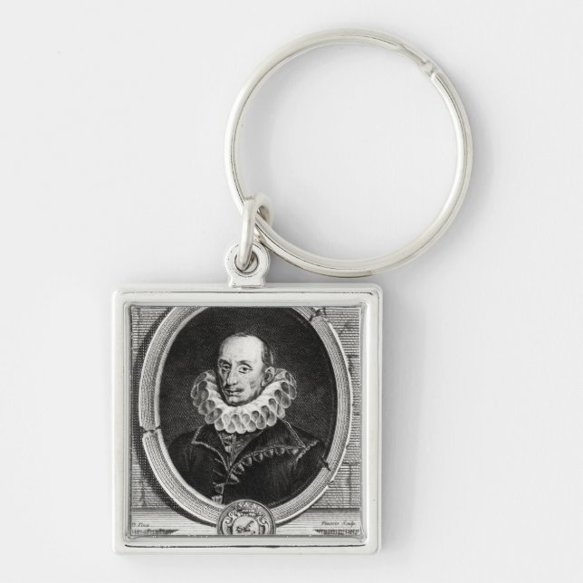 Chaveiro Retrato do medalhão de Pierre de Bourdeille (Frente)