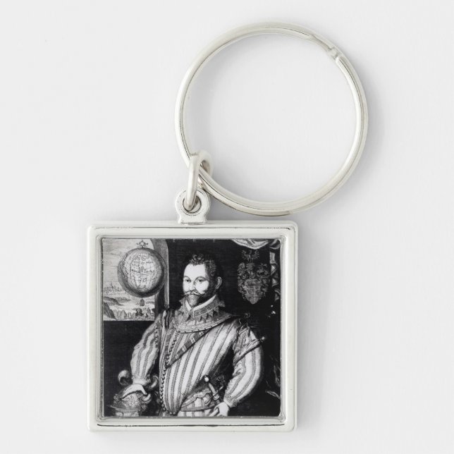 Chaveiro Retrato do senhor Francis Drake (Frente)
