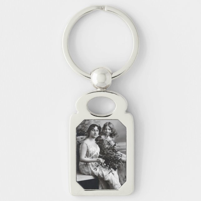 Chaveiro Retrato eterno de Mãe e Filha (Frente)