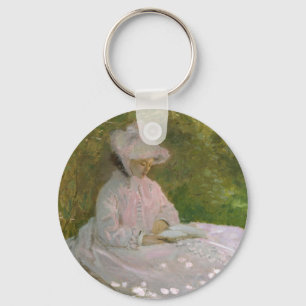 Chaveiro Retrato Impressionista de Primavera, Claude Monet