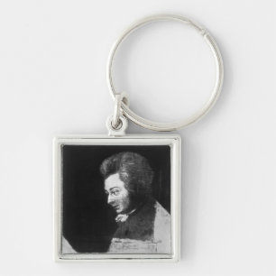 Chaveiro Retrato inacabado de Wolfgang Amadeus Mozart