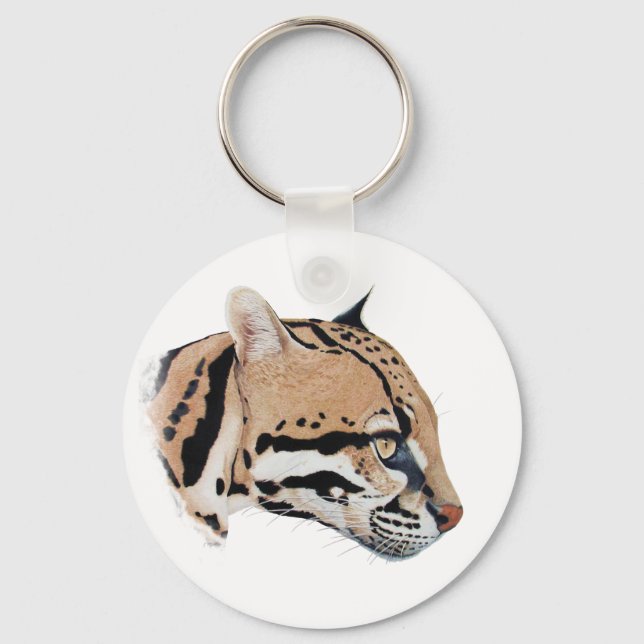 Chaveiro Retrato Ocelot (Frente)
