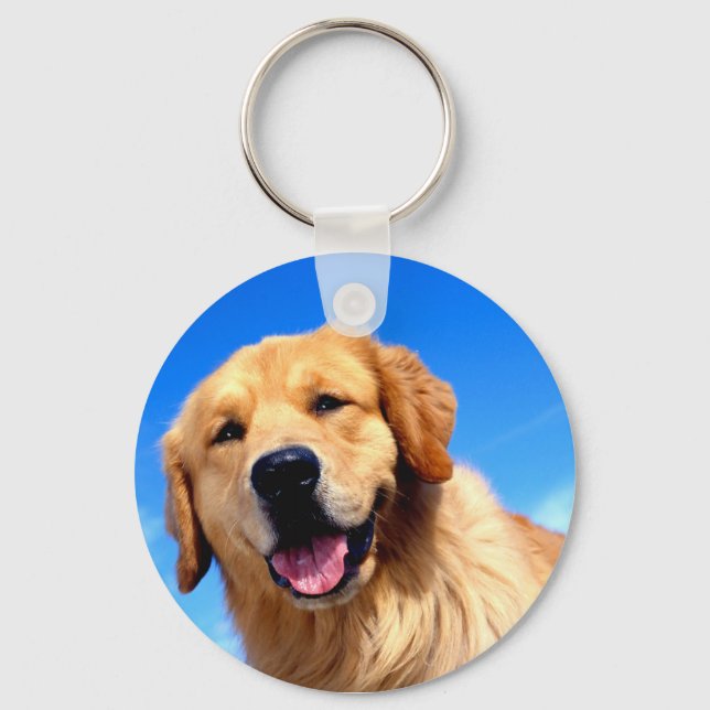 Chaveiro Retriever de ouro (Frente)