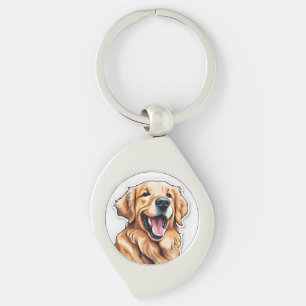Chaveiro Retriever Dourado