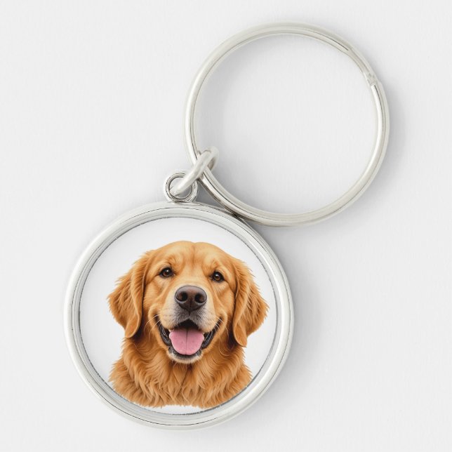 Chaveiro retriever dourado (Frente)
