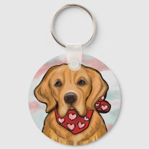 Chaveiro Retriever Dourado