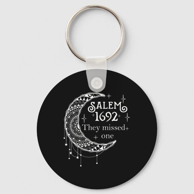 Chaveiro Retro 1692 Perderam Um Salem De Bruxa 1692 Hallow (Frente)