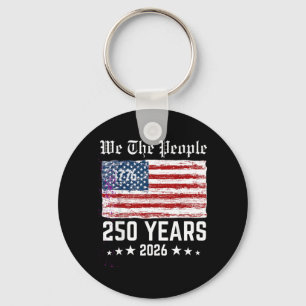 Chaveiro Retro 250 Anos 1776-2026 250º Aniversário 4º de