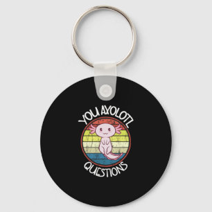 Chaveiro Retro 90s Você Axolotl Perguntas Pôr do Sol Vintag