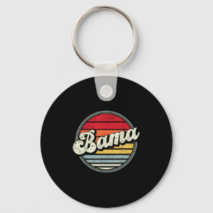 Chaveiro Retro Alabama Home State Style 70s Sunset Men