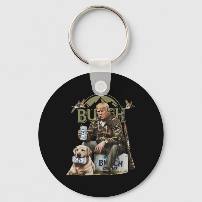 Chaveiro Retro Caça De Tremores De Cerveja Engraçada (Frente)