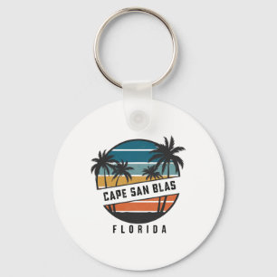 Chaveiro Retro Cape San Blas Flórida Prancha de Surfe Surfa