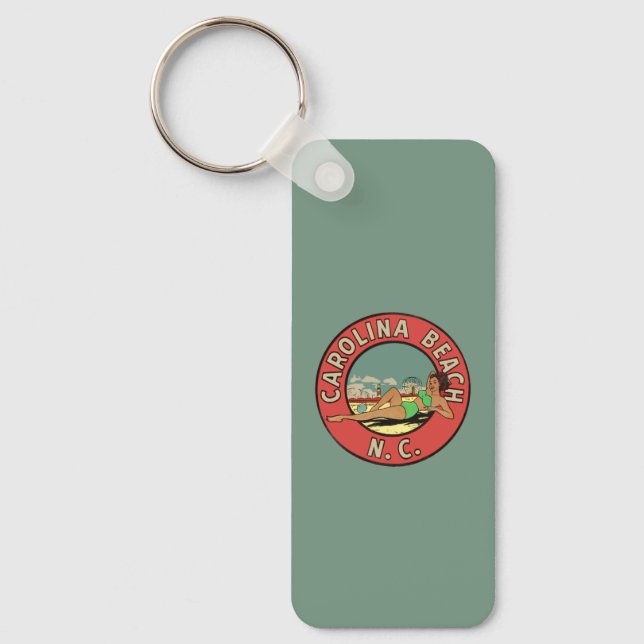 Chaveiro Retro Carolina Beach Roundel (Frente)