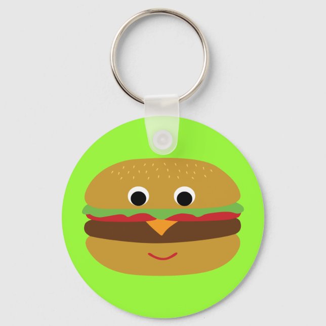 Chaveiro Retro Cheeseburger (Frente)