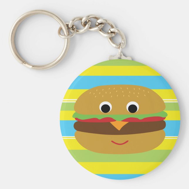 Chaveiro Retro Cheeseburger (Frente)