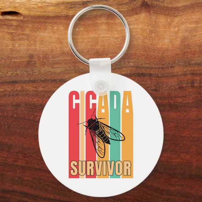 Chaveiro REtro CICADA SURVIVOR (Frente)
