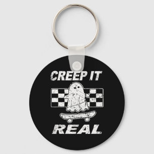 Chaveiro Retro Creme É Realmente Fantasma, Homens Crianças