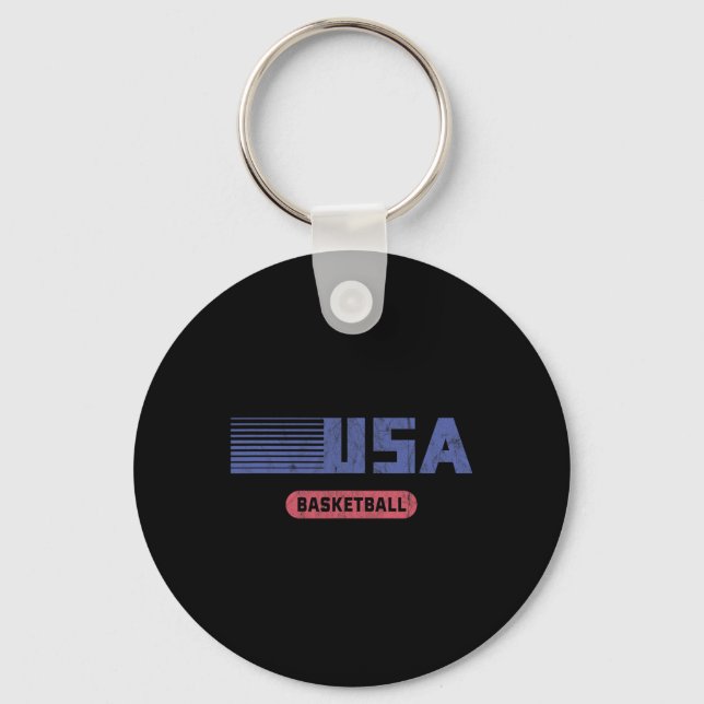 Chaveiro Retro EUA 2020 Time Americano Basquete Vintage  (Frente)