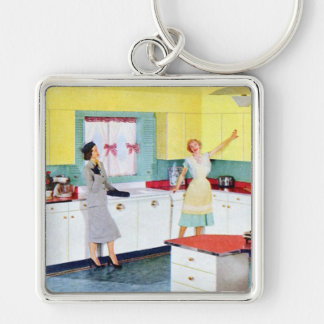 Chaveiro Retro Famílias em Cozinha