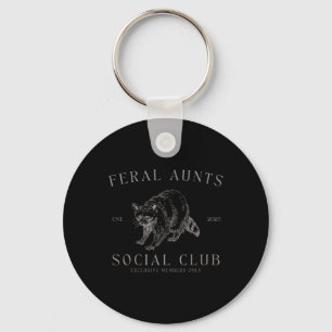 Chaveiro Retro Feral Tia Social Club Gravidez Fundo de Revi