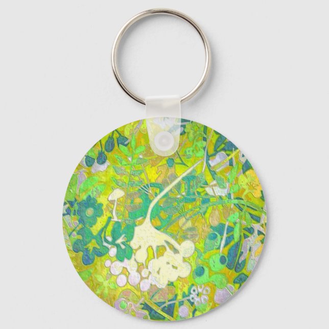 Chaveiro Retro Floral Wacky 2 (Frente)